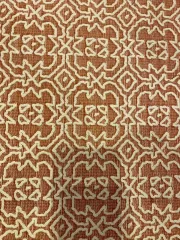 Tanis : Brick orange patterned