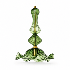 Warda pendant green