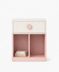 Off White with Blush Pink