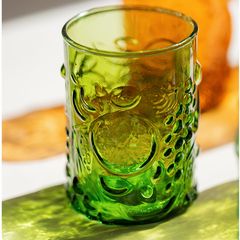 Layali Glass Cups Set Of 6-green