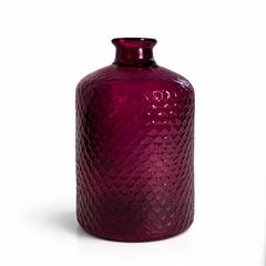 Patterned serene Dark Magenta