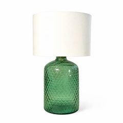 Patterned Serene Lamp-Green