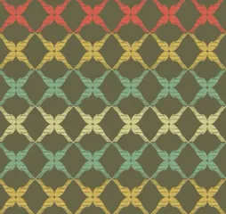 Edfu Wings Fabric - Olive