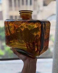 Lilly Vase-Honey Brown 