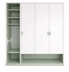 Off White with Sage Green