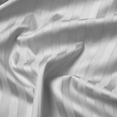 Satin Stripe - White