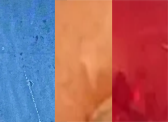 DarkBlue 3 + Orange 26 + Red 9