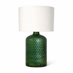 Patterned Serene Lamp-Green
