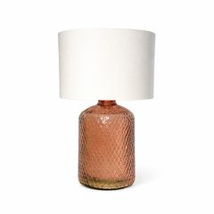 Patterned Serene Lamp-Peach