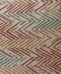 MILANO: LINEN ZIGZAG-NSG ORANGE