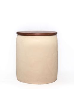 Cleo Side Storage Table - Concrete