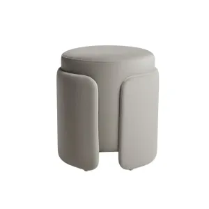 Alpha Full Upholstered Stool