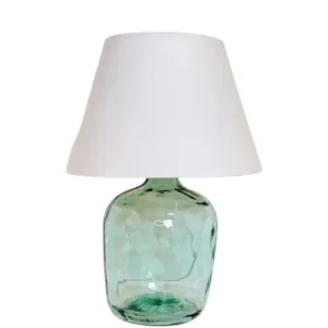 Carafe Table Lamp - Recycled Glass