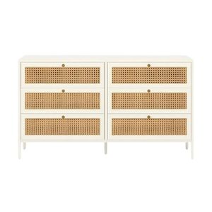 Haven Wood & Cane Chest of Drawers