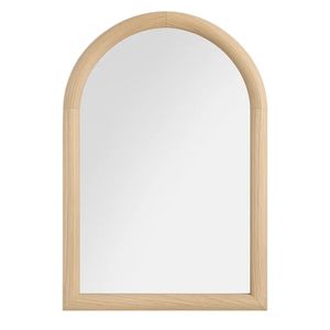 Abby Small Wooden Arch Wall Mirror