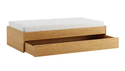 Wooden Bed Box With Pull Out Bed 140