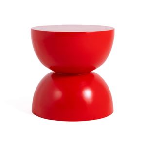 Nova Fiberglass Side Table – Modern Sculptural Accent Piece