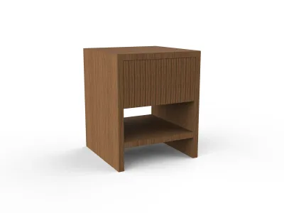 Sahara Commode – Natural Wood Nightstand