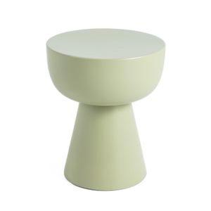 Zoey Side Table – Modern Fiberglass Round Accent Table