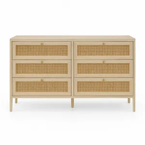 Haven Wood & Cane Chest of Drawers
