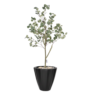Artificial Eucalyptus Tree in Terrazzo Planter