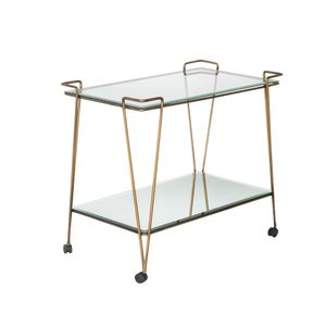 Phoenix Trolley AG1019 - Glass Top With Metal Frame
