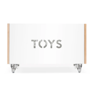 علبة تخزين لعب كبيرة على عجل