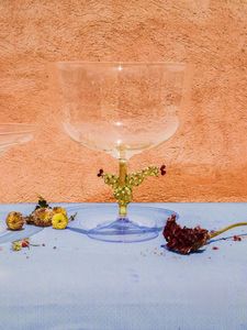 Glass Cactus Bowl & Plate
