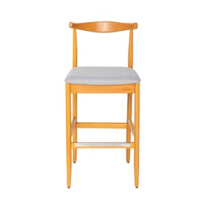 كرسي بار فلو مصنوع من خشب الزان