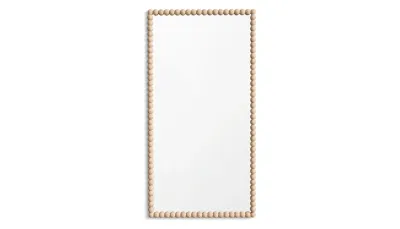 Nawa Long wooden Beaded Mirror
