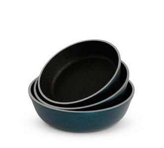 3-Pieces Terynova Granite Tray Set