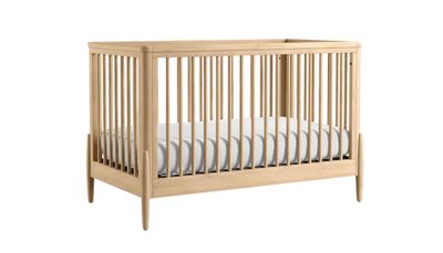 Laila Baby Cot With High Quality Wood & Slatted Bars