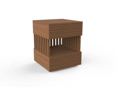 Clay Commode – Natural Wood Nightstand