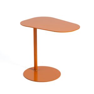 Darcie Steel Side Table – Sleek Lacquered Finish