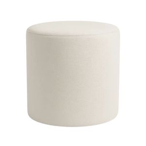 Round Pouf - Fully Upholstered - Sturdy Frame