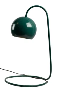 Curly Black Glossy Table Lamp