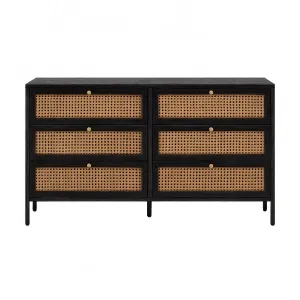 Haven Wood & Cane Chest of Drawers