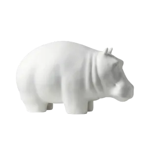 Happy Hippo Decorative Sculpture