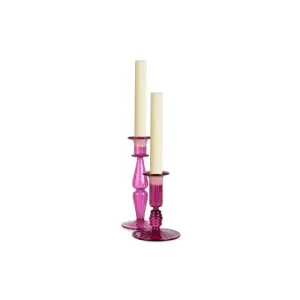 Classic Glass Taper Holder Set