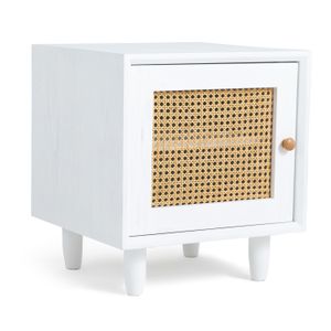 Blake Nightstand With Elegant Cane Door