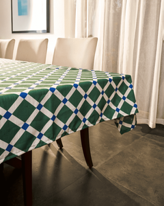 Mosaic Linen Tablecloth