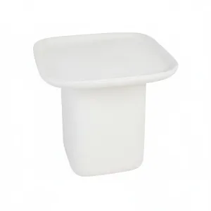 Mesa Curved Square Fiberglass Side Table