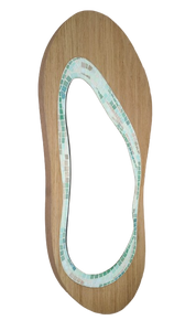 Mosaic Mirror – Free-Form Design With Wooden Frame