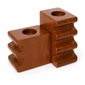 Lumo Wooden Candle holders