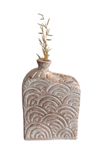 Hvilya Pottery Vase – Textured Decorative Design