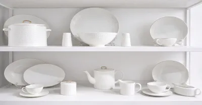 طقم عشاء فاخر 62 قطعة