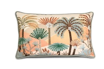 Palm Mirage Fabric Cushion