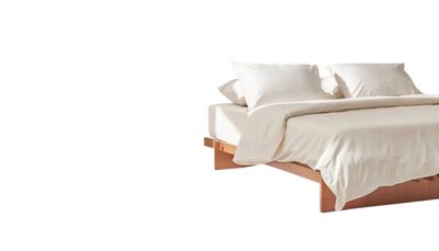Ivory Duvet Cover - Percale - Plain - King