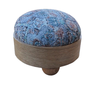 Bonbona Pouffe with Vintage pattern