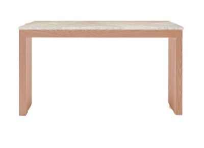 Linear Console With Marble Top